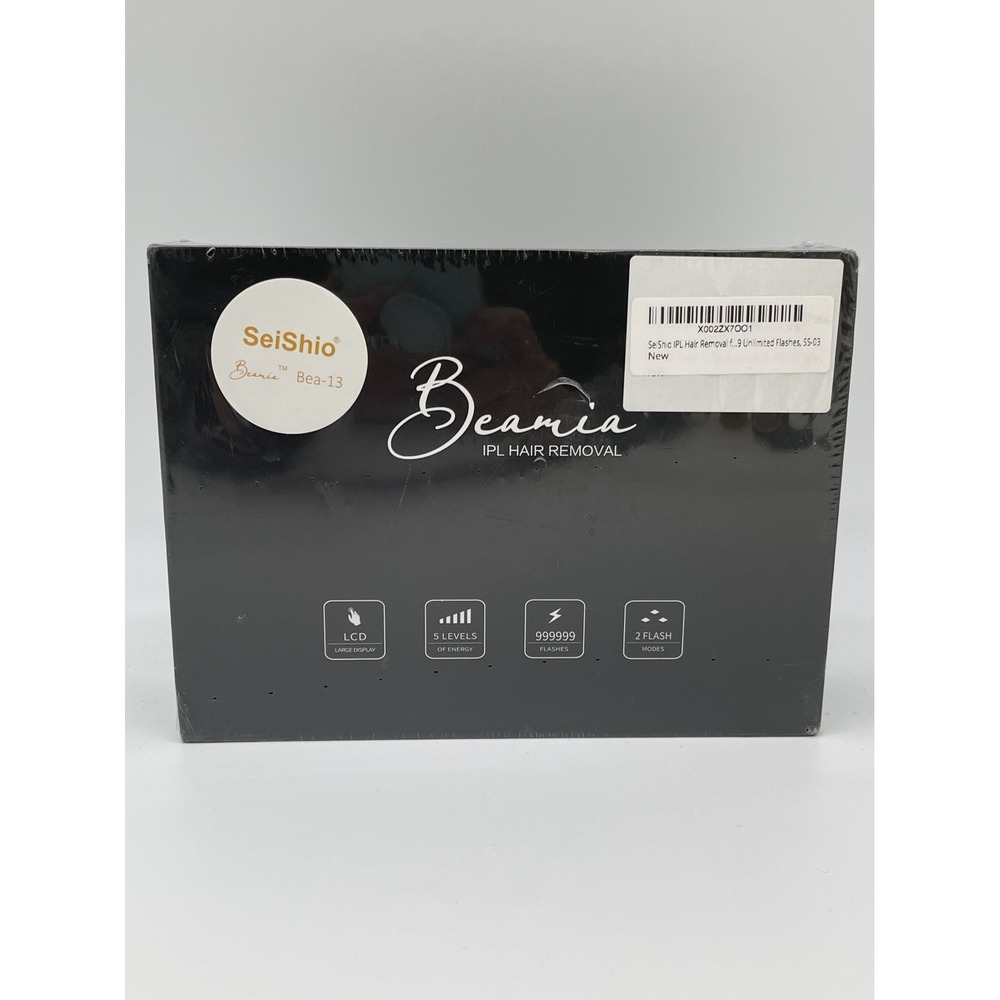 SeiShio Beamia IPL Hair Removal System 999999 Flashes LCD Display New